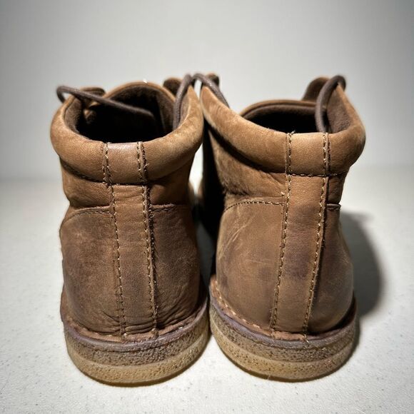 Born Brown Leather Lace Up Chukka Boots Men's 9 - Picture 5 of 8
